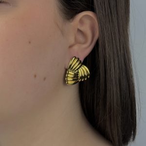 GOLD TRIANGLE EARRINGS