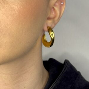GOLD HOOP EARRINGS