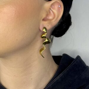 GOLD ABSTRACT EARRINGS