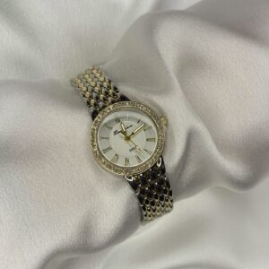 TIMELESS CIRCULAR GOLD & SILVER WATCH