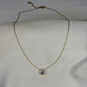 GOLD NECKLACE WITH DIAMOND