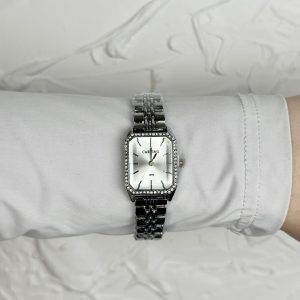 TIMELESS SQUARED SILVER WATCH