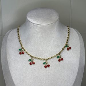 FULL CHERRY CHARMS NECKLACE 🍒