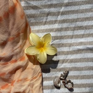 Summer Hawaiian Flower Hair Clips 💛