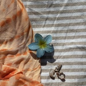 Summer Hawaiian Flower Hair Clips 🩵