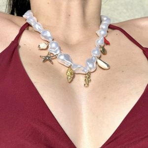 ΚΑΛΟΚΑΙΡΙΝΟ ΚΟΛΙΕ ΜΕ CHARMS 🐚❤️