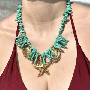 ΚΟΚΑΛΙΝΟ ΚΑΛΟΚΑΙΡΙΝΟ ΚΟΛΙΕ ΜΕ CHARMS 🩵🌊🐚